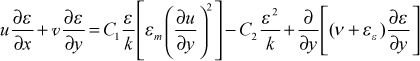 epsilon transport eqn