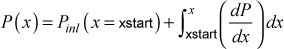 static P integral internal flow