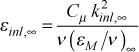 eps,inf initial value formulation