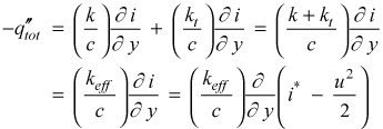 total heat flux